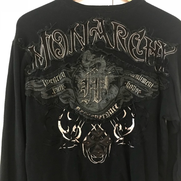 monarchy Other - Men’s Monarchy Black Long Sleeve Thermal